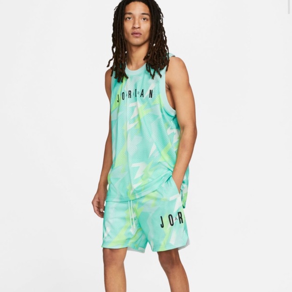 Nike Men's Jordan Jumpman Air Printed Mesh Shorts